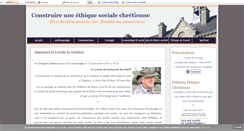 Desktop Screenshot of ethiquechretienne.com